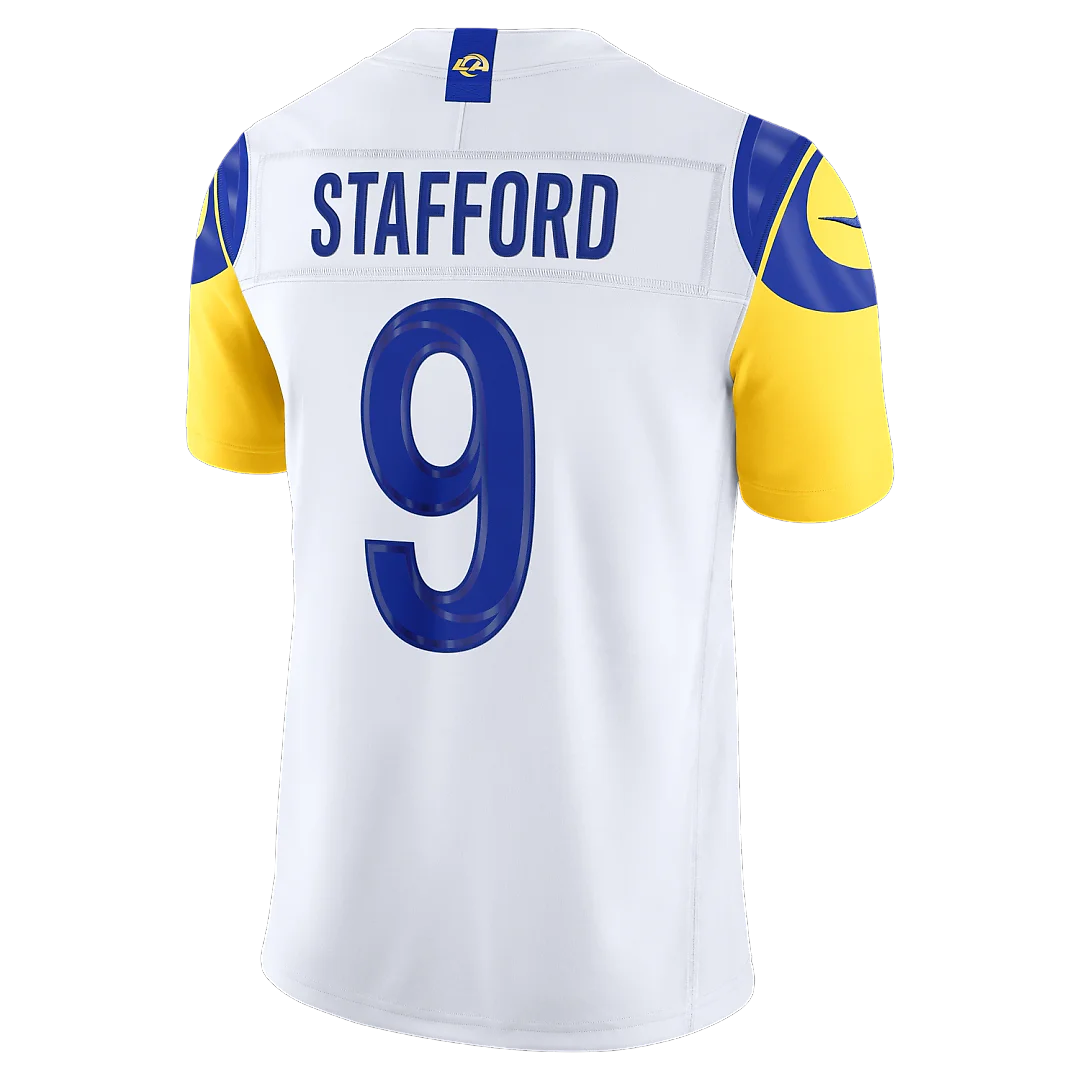 Zennovawear Matthew Stafford Los Angeles Rams Vapor FUSE. Stitched Limited Jersey - White