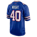 Zennovawear Matthew Wright Buffalo Bills Team Game Jersey - Royal