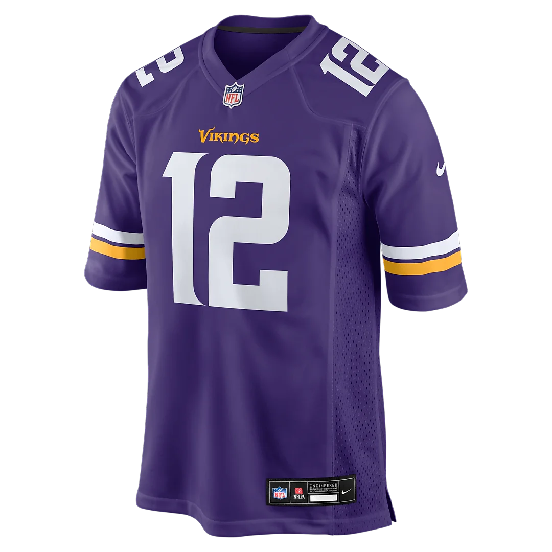 Zennovawear Max Brosmer Minnesota Vikings Team Game Jersey - Purple