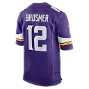 Zennovawear Max Brosmer Minnesota Vikings Team Game Jersey - Purple