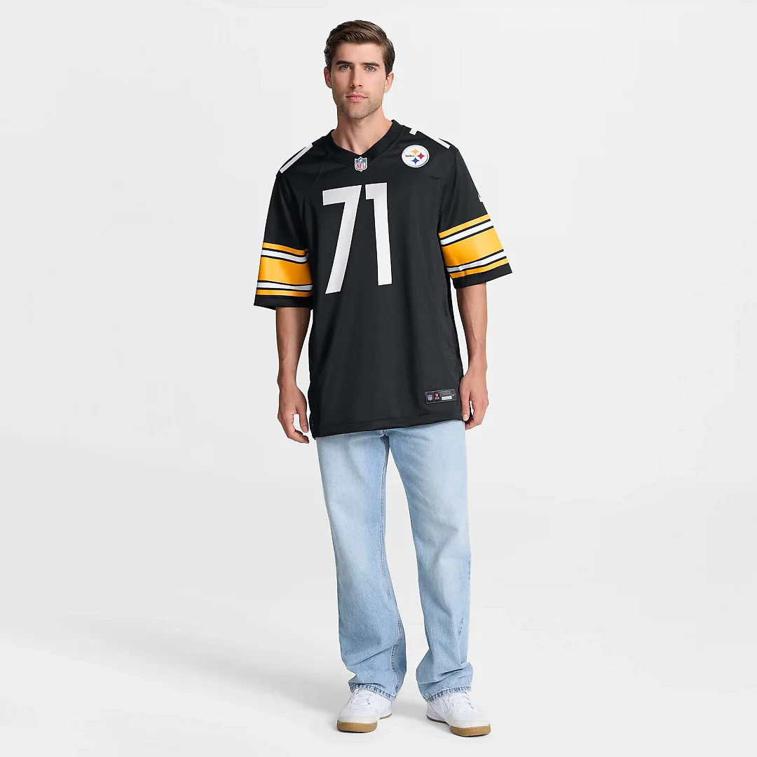 Zennovawear Max Iheanachor Pittsburgh Steelers 2026 NFL Draft First Round Pick No. 21 Team Game Jersey - Black