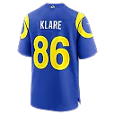 Zennovawear Max Klare Los Angeles Rams Team Game Jersey - Royal