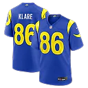 Zennovawear Max Klare Los Angeles Rams Team Game Jersey - Royal