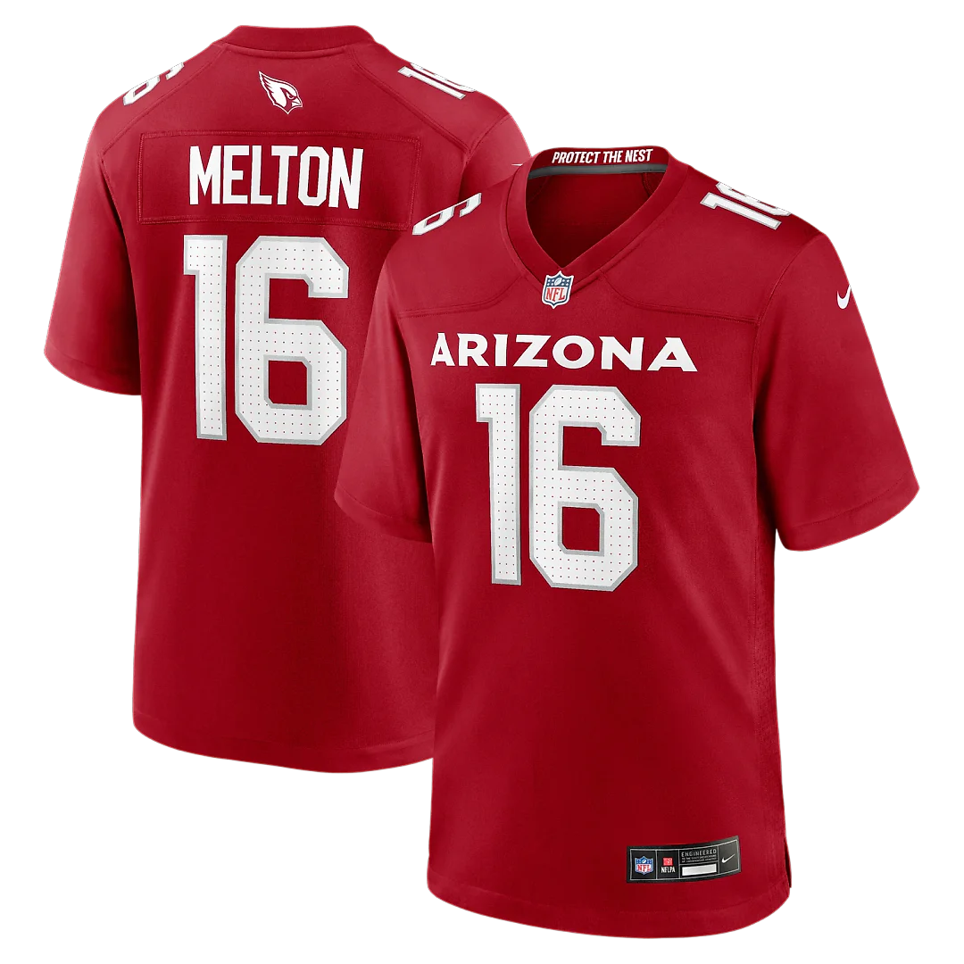 Zennovawear Max Melton Arizona Cardinals Team Game Jersey - Cardinal