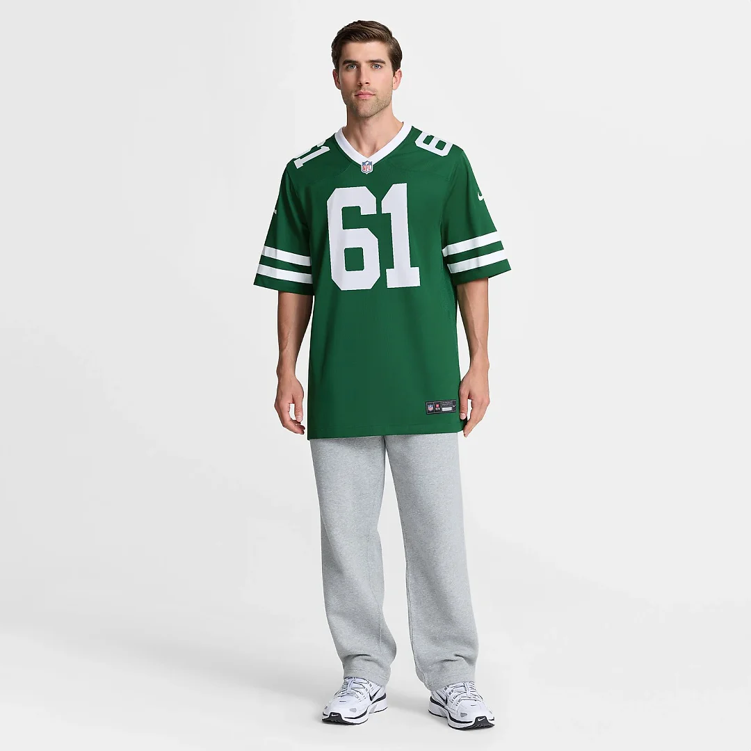 Zennovawear Max Mitchell New York Jets Team Game Jersey - Legacy Green