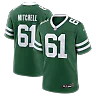 Zennovawear Max Mitchell New York Jets Team Game Jersey - Legacy Green