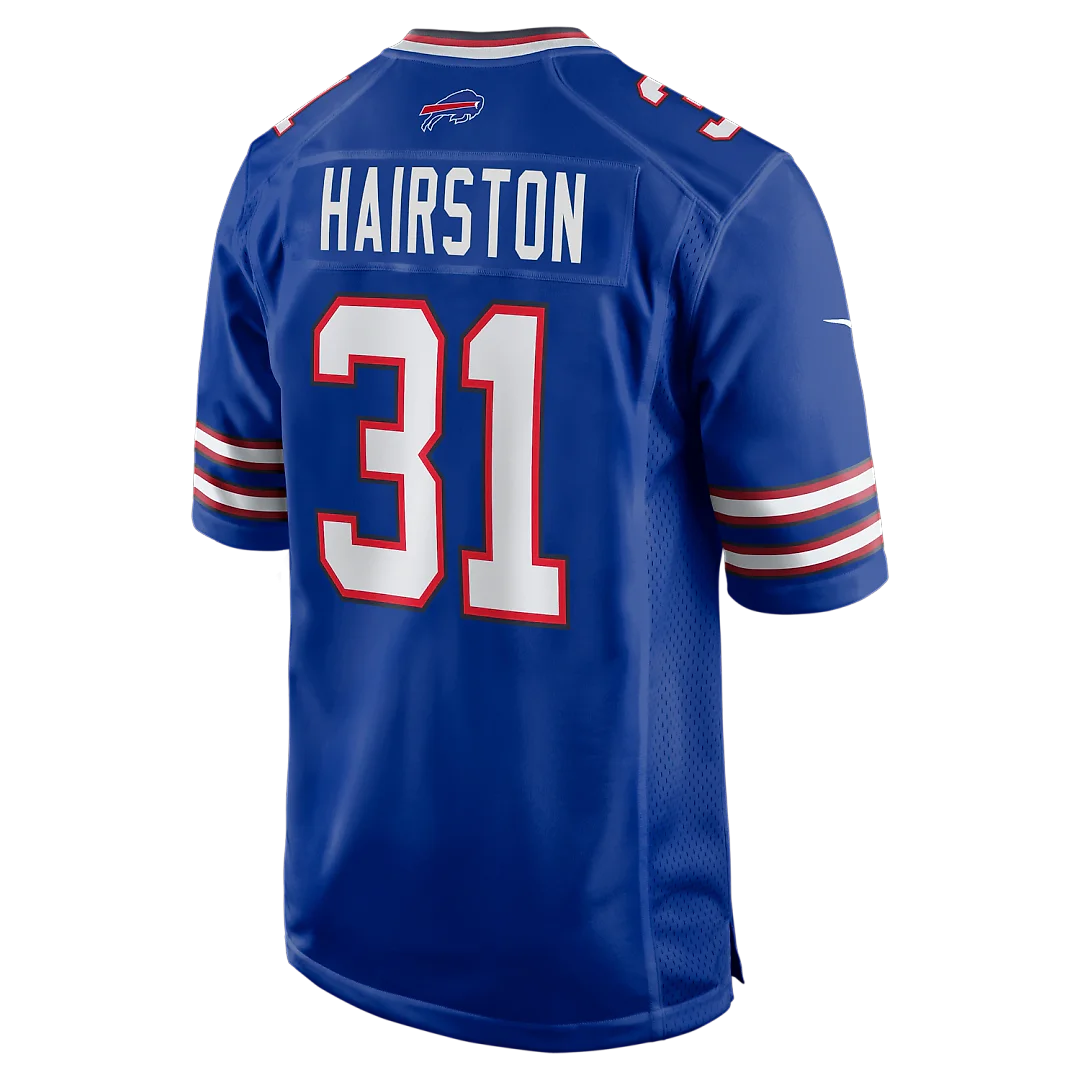 Zennovawear Maxwell Hairston Buffalo Bills Game Player Jersey - Royal