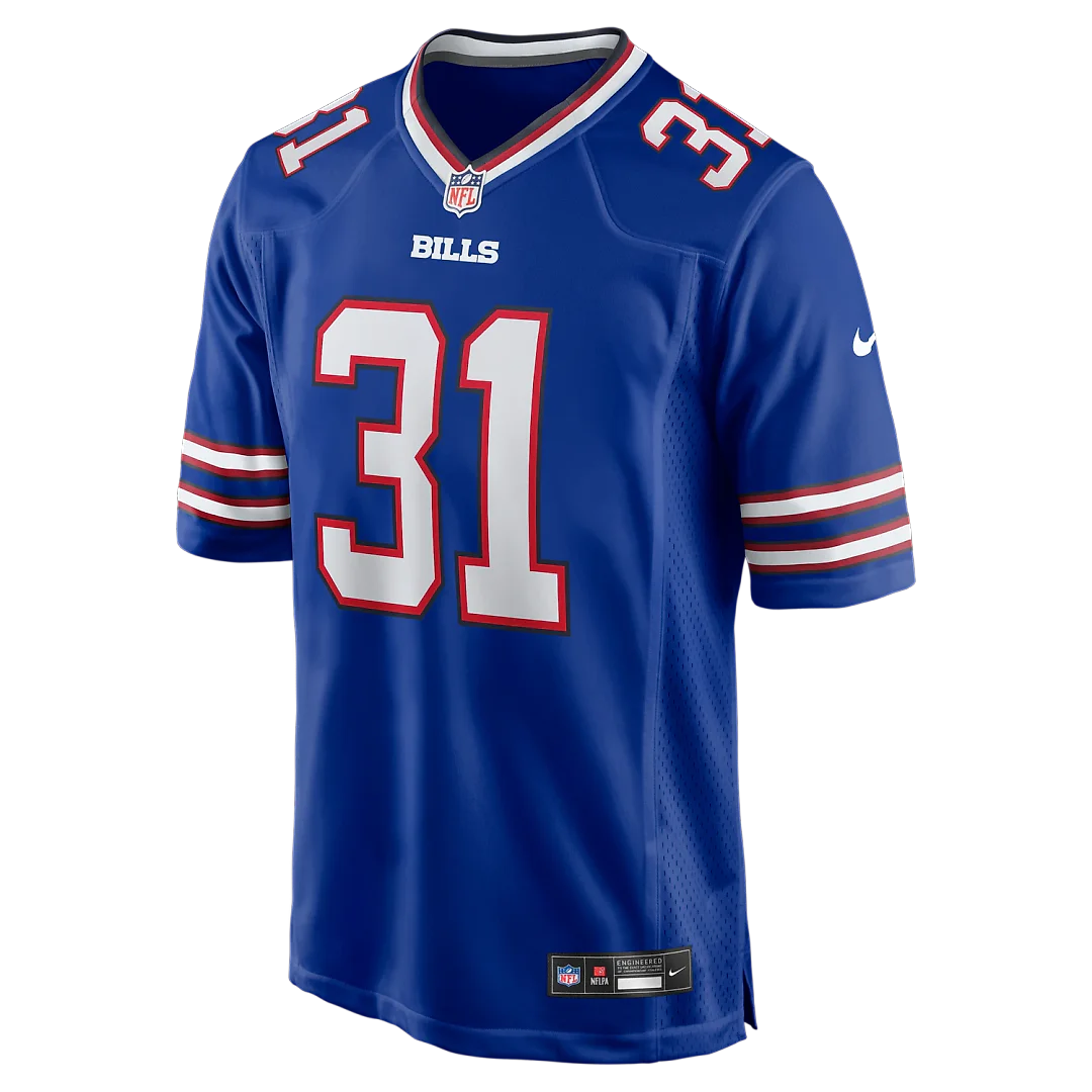 Zennovawear Maxwell Hairston Buffalo Bills Game Player Jersey - Royal