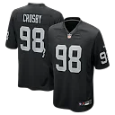 Zennovawear Maxx Crosby Las Vegas Raiders Game Jersey - Black