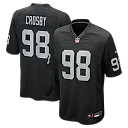 Zennovawear Maxx Crosby Las Vegas Raiders Game Jersey - Black