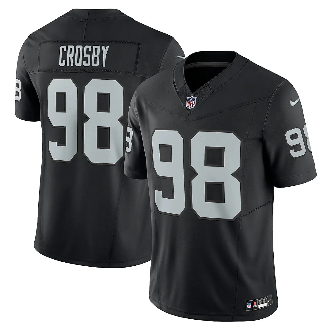 Zennovawear Maxx Crosby Las Vegas Raiders Vapor FUSE. Limited Jersey - Black