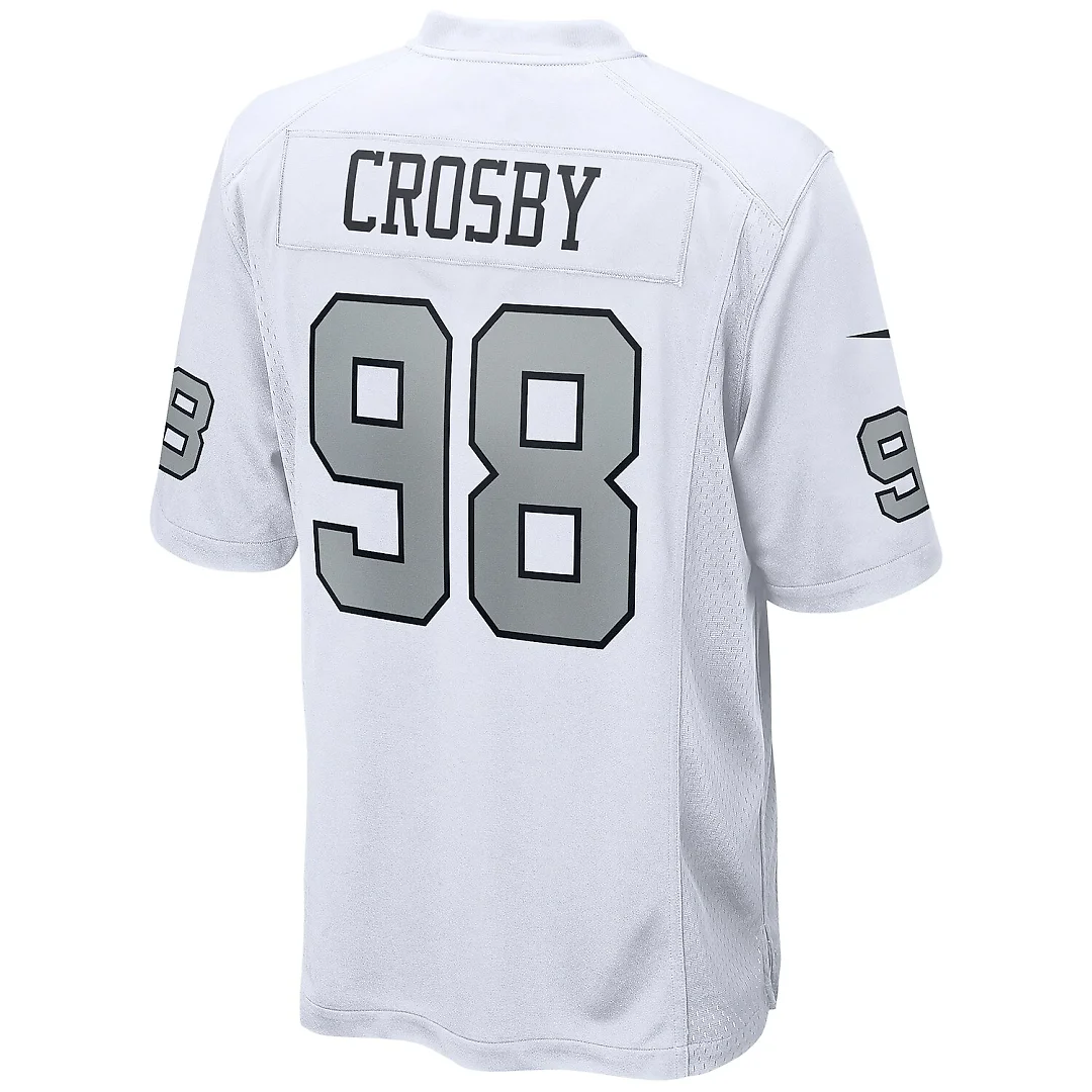 Zennovawear Maxx Crosby Las Vegas Raiders Alternate Game Jersey - White