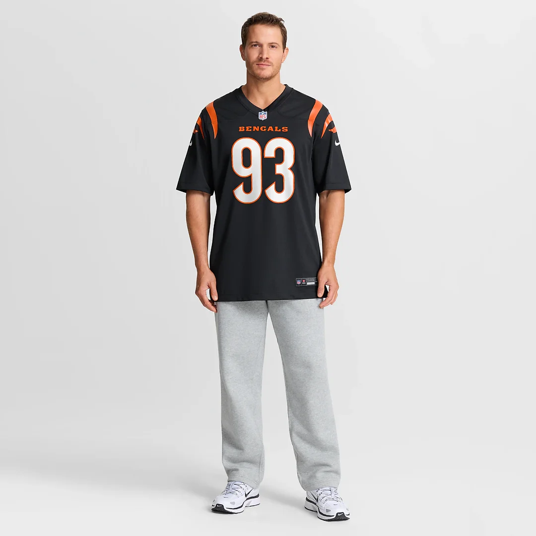 Zennovawear McKinnley Jackson Cincinnati Bengals Game Jersey - Black