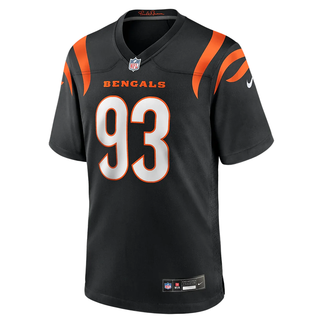 Zennovawear McKinnley Jackson Cincinnati Bengals Game Jersey - Black