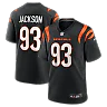 Zennovawear McKinnley Jackson Cincinnati Bengals Game Jersey - Black