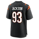 Zennovawear McKinnley Jackson Cincinnati Bengals Game Jersey - Black