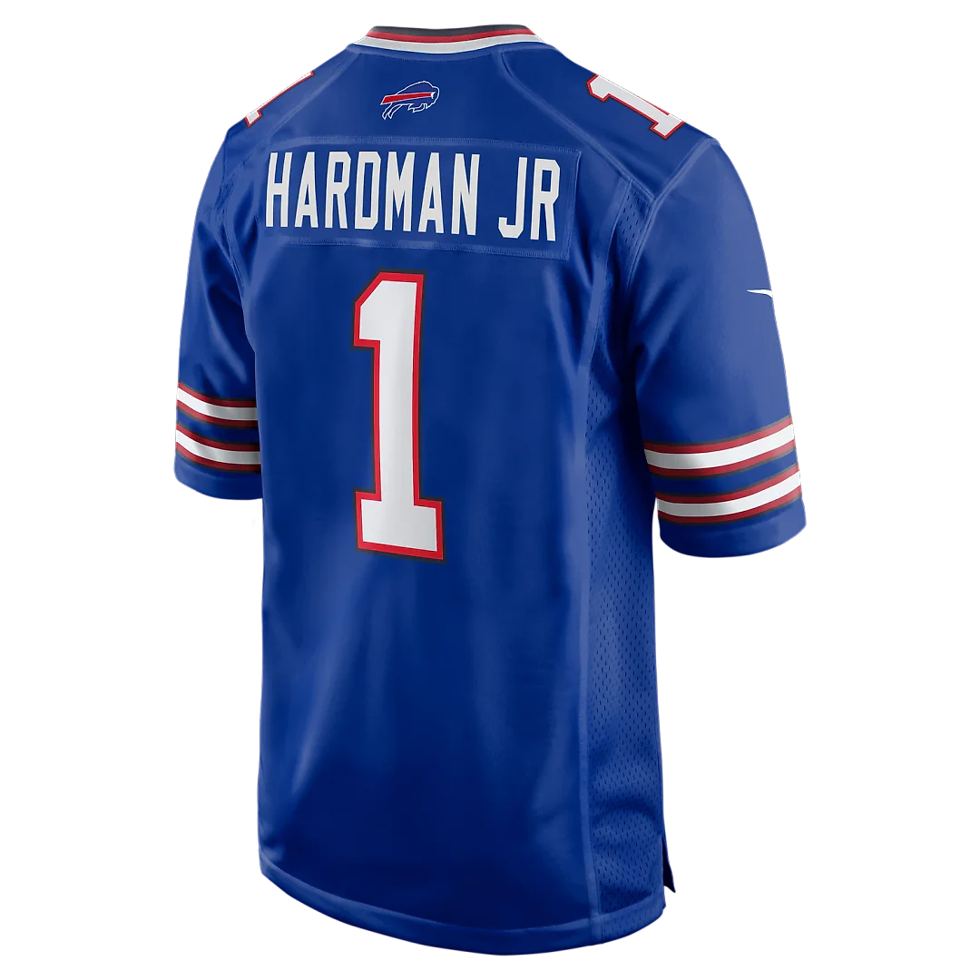Zennovawear Mecole Hardman Buffalo Bills Team Game Jersey - Royal
