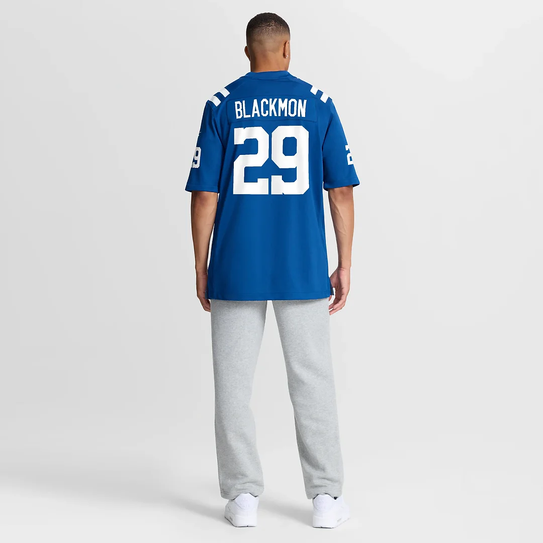 Zennovawear Mekhi Blackmon Indianapolis Colts Team Game Jersey - Royal