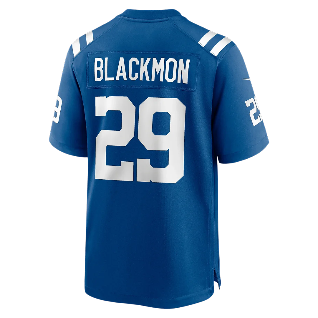 Zennovawear Mekhi Blackmon Indianapolis Colts Team Game Jersey - Royal