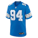 Zennovawear Mekhi Wingo Detroit Lions Team Game Jersey - Blue