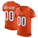 Zennovawear Cincinnati Bengals Alternate Vapor FUSE. Elite Custom Jersey - Men's Orange