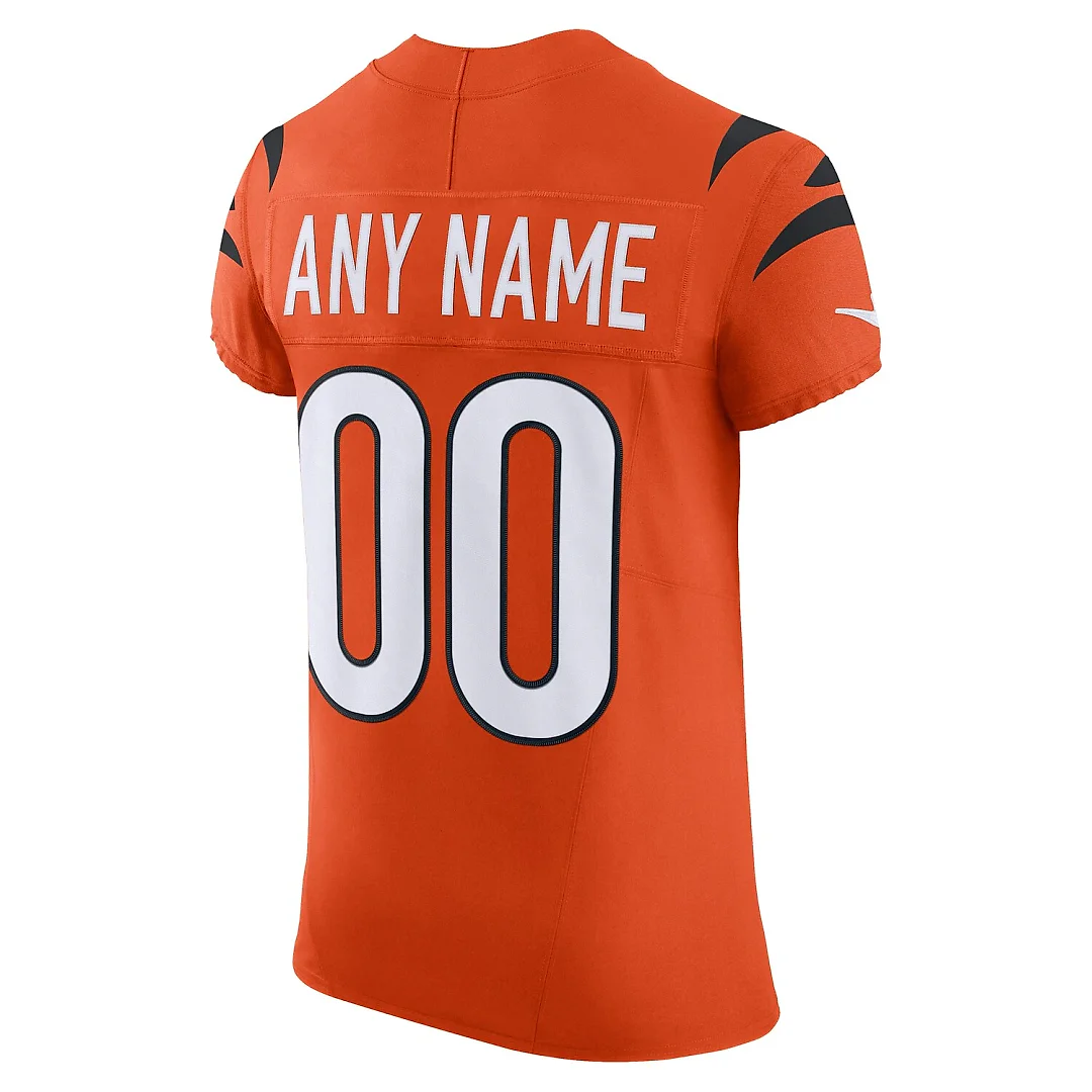 Zennovawear Cincinnati Bengals Alternate Vapor FUSE. Elite Custom Jersey - Men's Orange