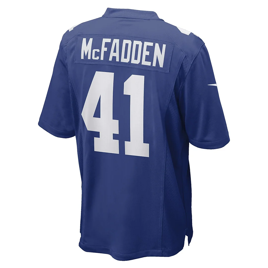 Zennovawear Micah McFadden New York Giants Game Player Jersey - Royal