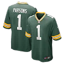 Zennovawear Micah Parsons Green Bay Packers Game Player Jersey - Green