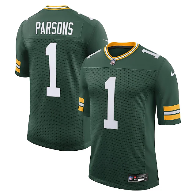 Zennovawear Micah Parsons Green Bay Packers Vapor Untouchable Stitched Limited Jersey - Green