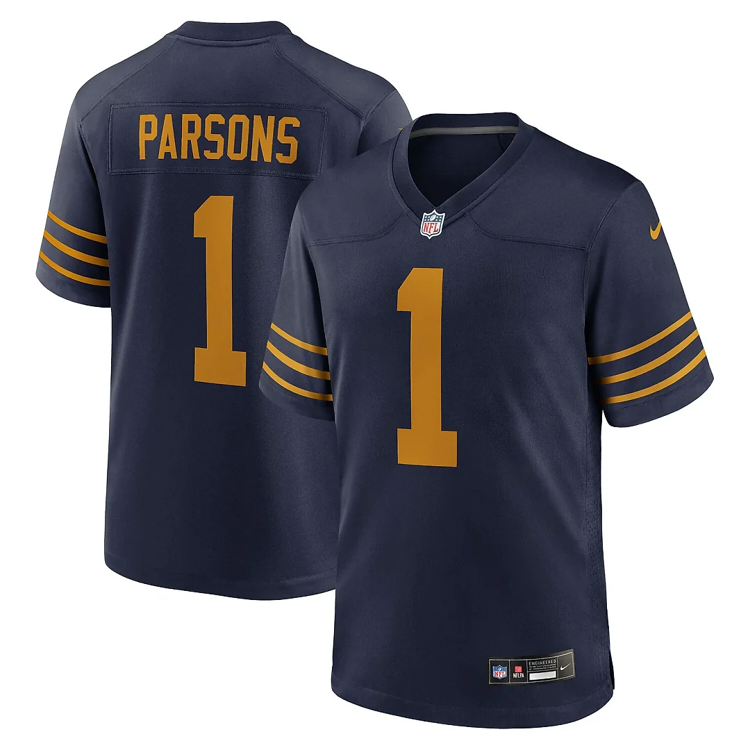 Zennovawear Micah Parsons Green Bay Packers The 1923 Classic Game Jersey - Navy