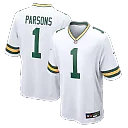 Zennovawear Micah Parsons Green Bay Packers Game Player Jersey - White
