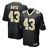 Zennovawear Michael Davis New Orleans Saints Team Game Jersey - Black