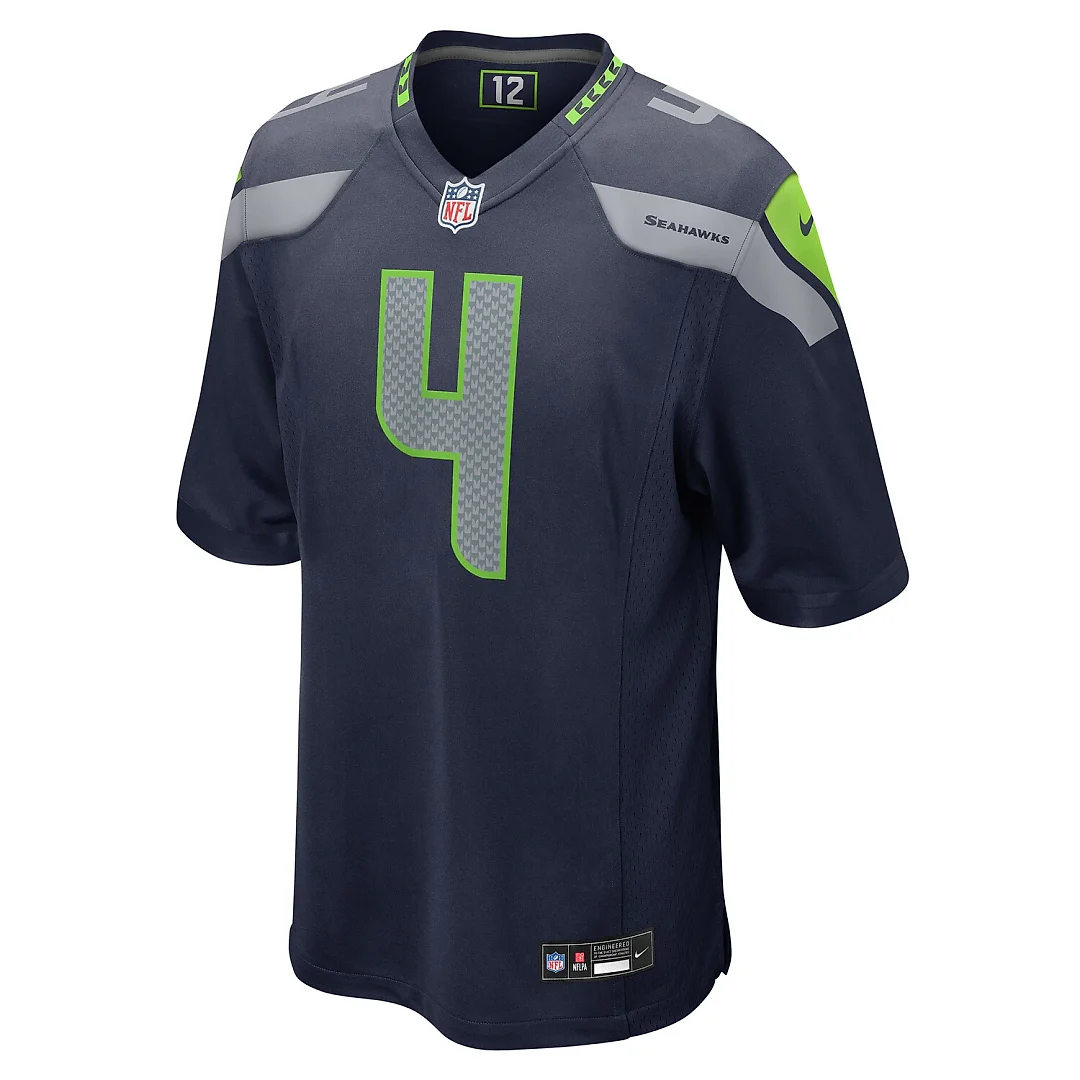 Zennovawear Michael Dickson Seattle Seahawks Game Jersey - College Navy