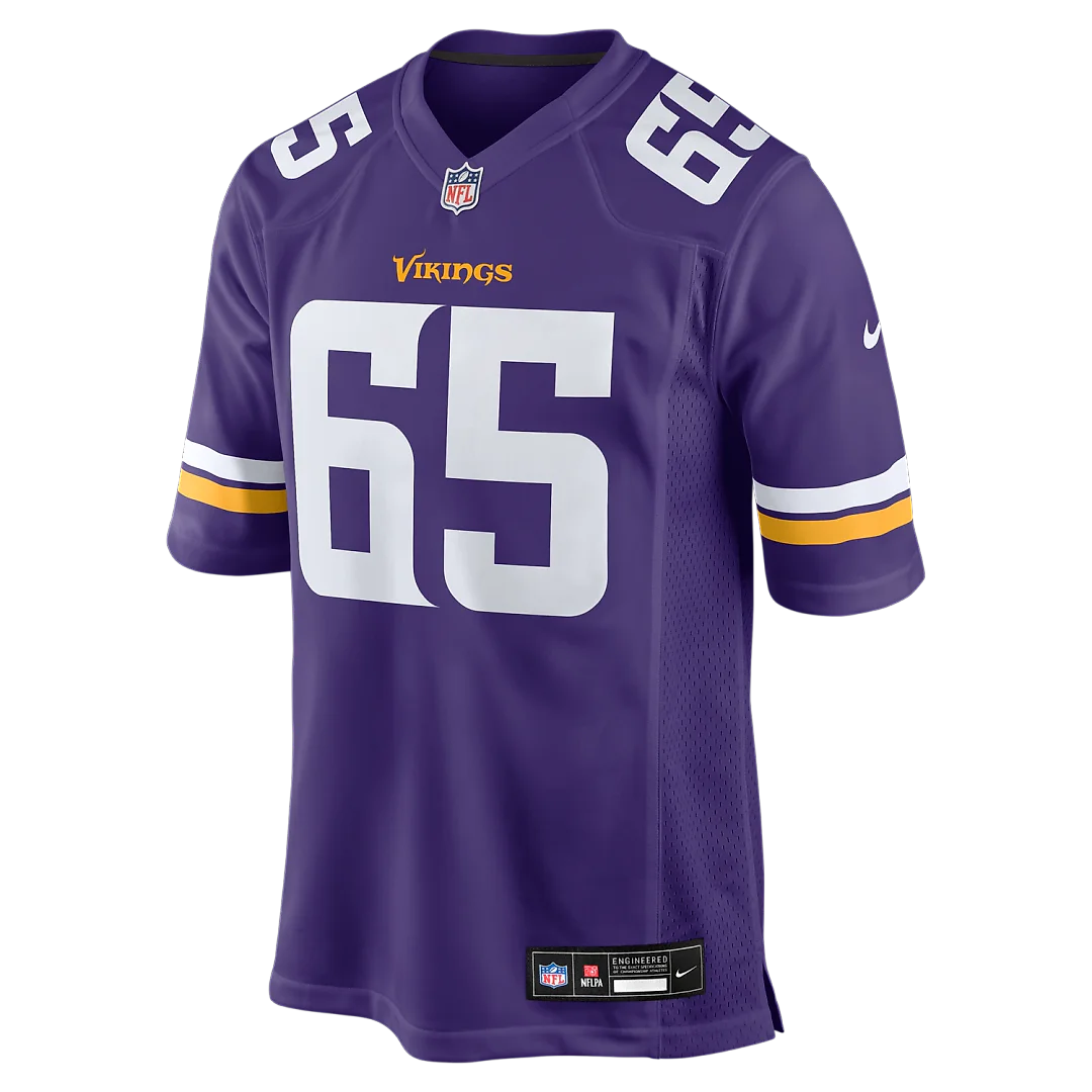 Zennovawear Michael Jurgens Minnesota Vikings Game Jersey - Purple