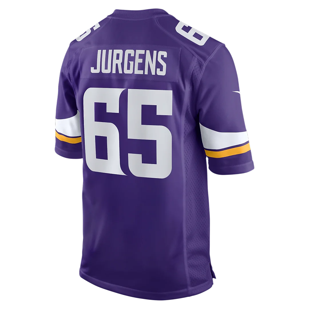 Zennovawear Michael Jurgens Minnesota Vikings Game Jersey - Purple