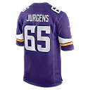 Zennovawear Michael Jurgens Minnesota Vikings Game Jersey - Purple