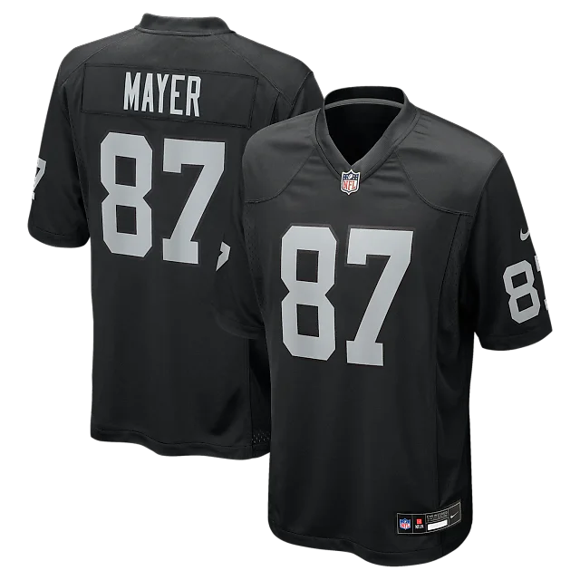 Zennovawear Michael Mayer Las Vegas Raiders Game Jersey - Black
