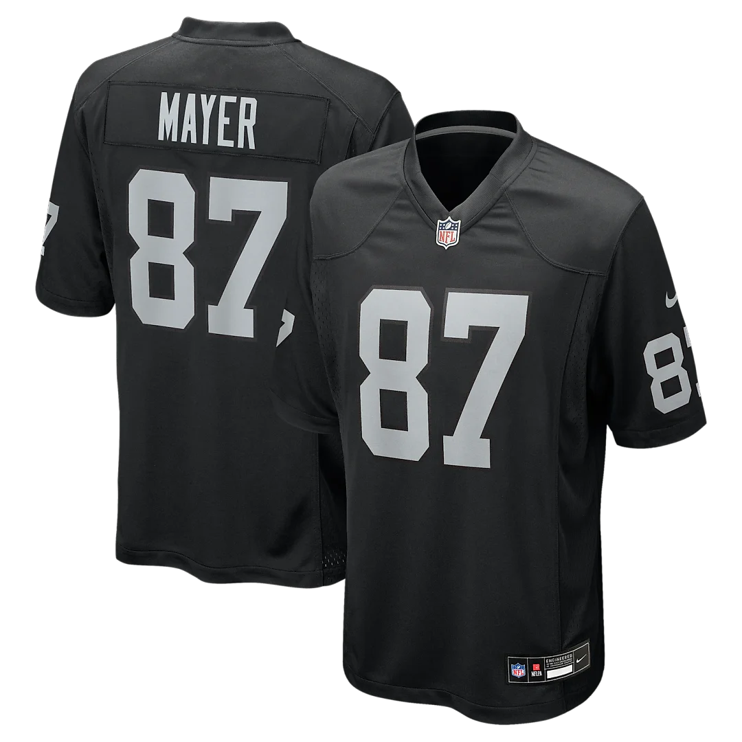 Zennovawear Michael Mayer Las Vegas Raiders Game Jersey - Black