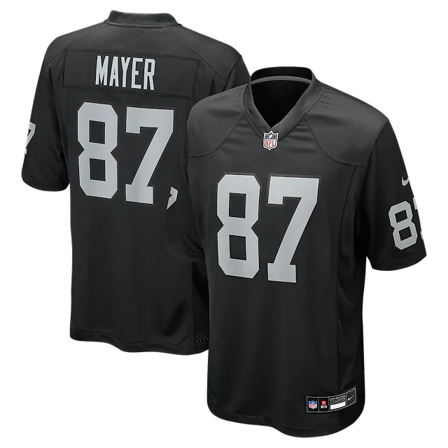 Zennovawear Michael Mayer Las Vegas Raiders Game Jersey - Black