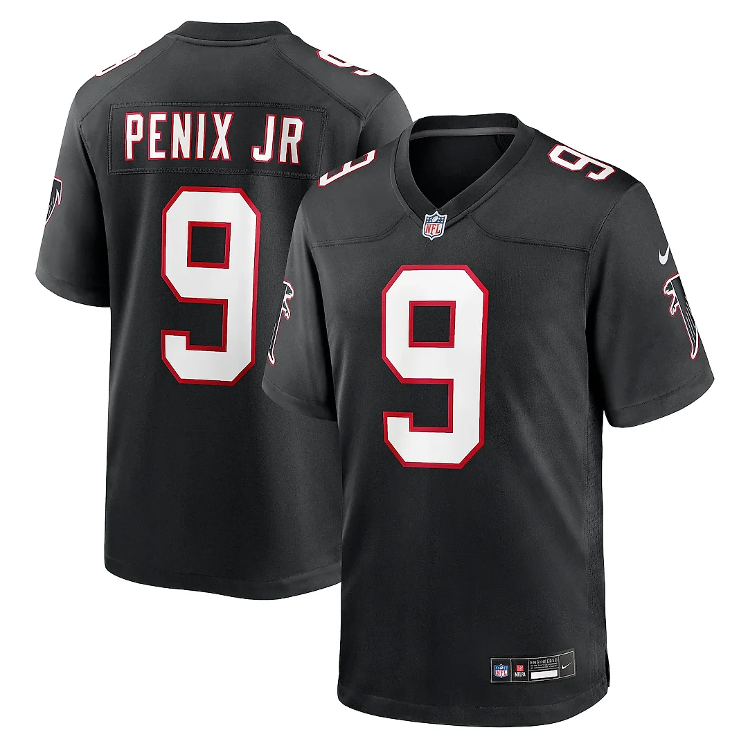Zennovawear Michael Penix Jr. Atlanta Falcons Alternate Game Jersey - Black