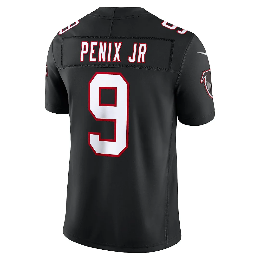 Zennovawear Michael Penix Jr. Atlanta Falcons Alternate Throwback Vapor FUSE. Stitched Limited Jersey - Black