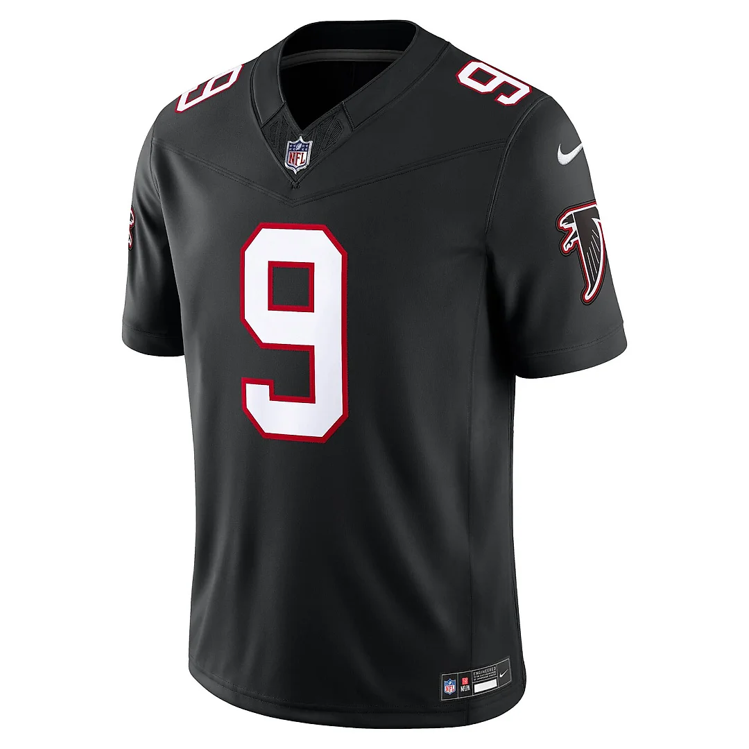 Zennovawear Michael Penix Jr. Atlanta Falcons Alternate Throwback Vapor FUSE. Stitched Limited Jersey - Black