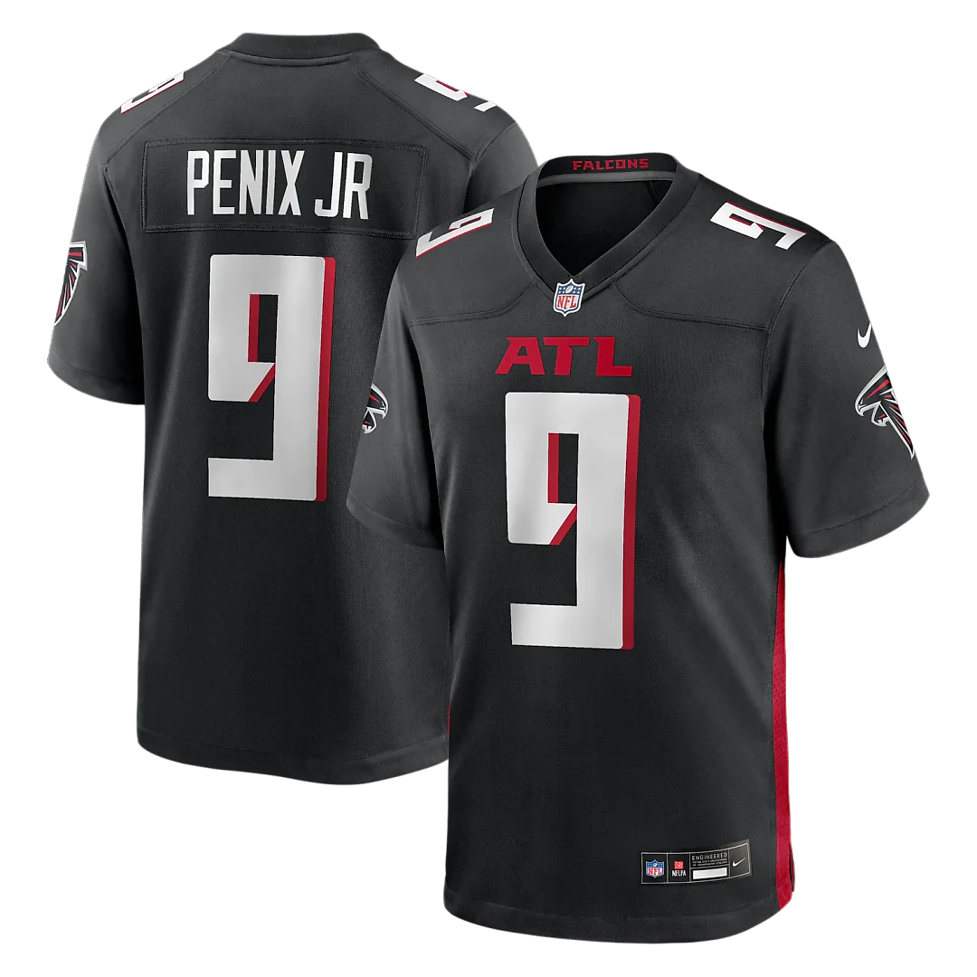 Zennovawear Michael Penix Jr. Atlanta Falcons Player Game Jersey - Black