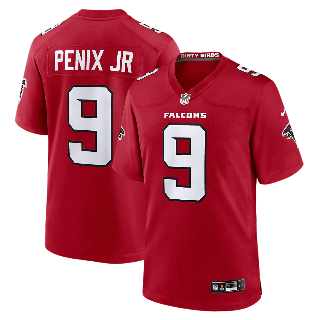 Zennovawear Michael Penix Jr. Atlanta Falcons Game Jersey - Red