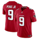 Zennovawear Michael Penix Jr. Atlanta Falcons Team Vapor FUSE. Stitched Limited Jersey - Red