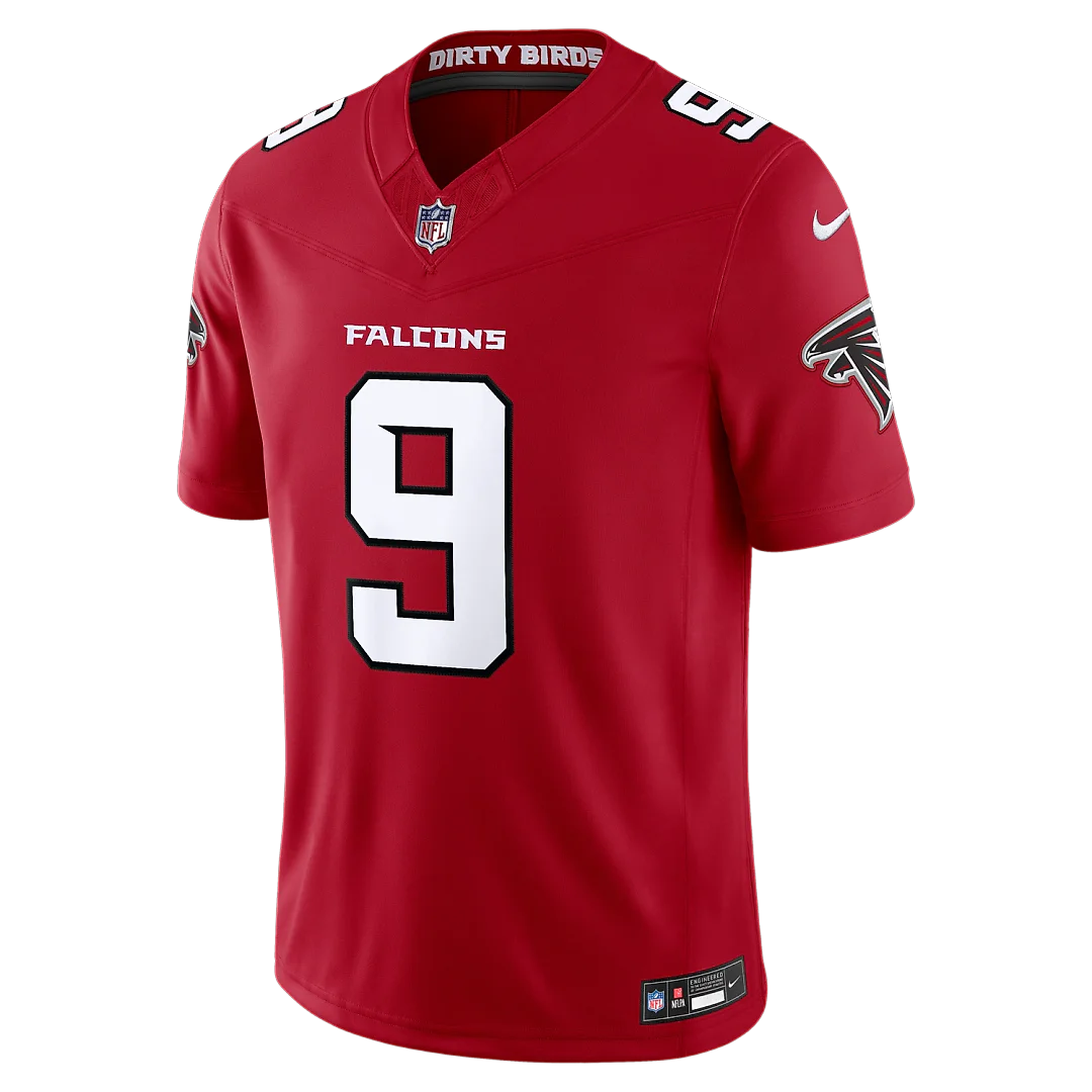 Zennovawear Michael Penix Jr. Atlanta Falcons Team Vapor FUSE. Stitched Limited Jersey - Red