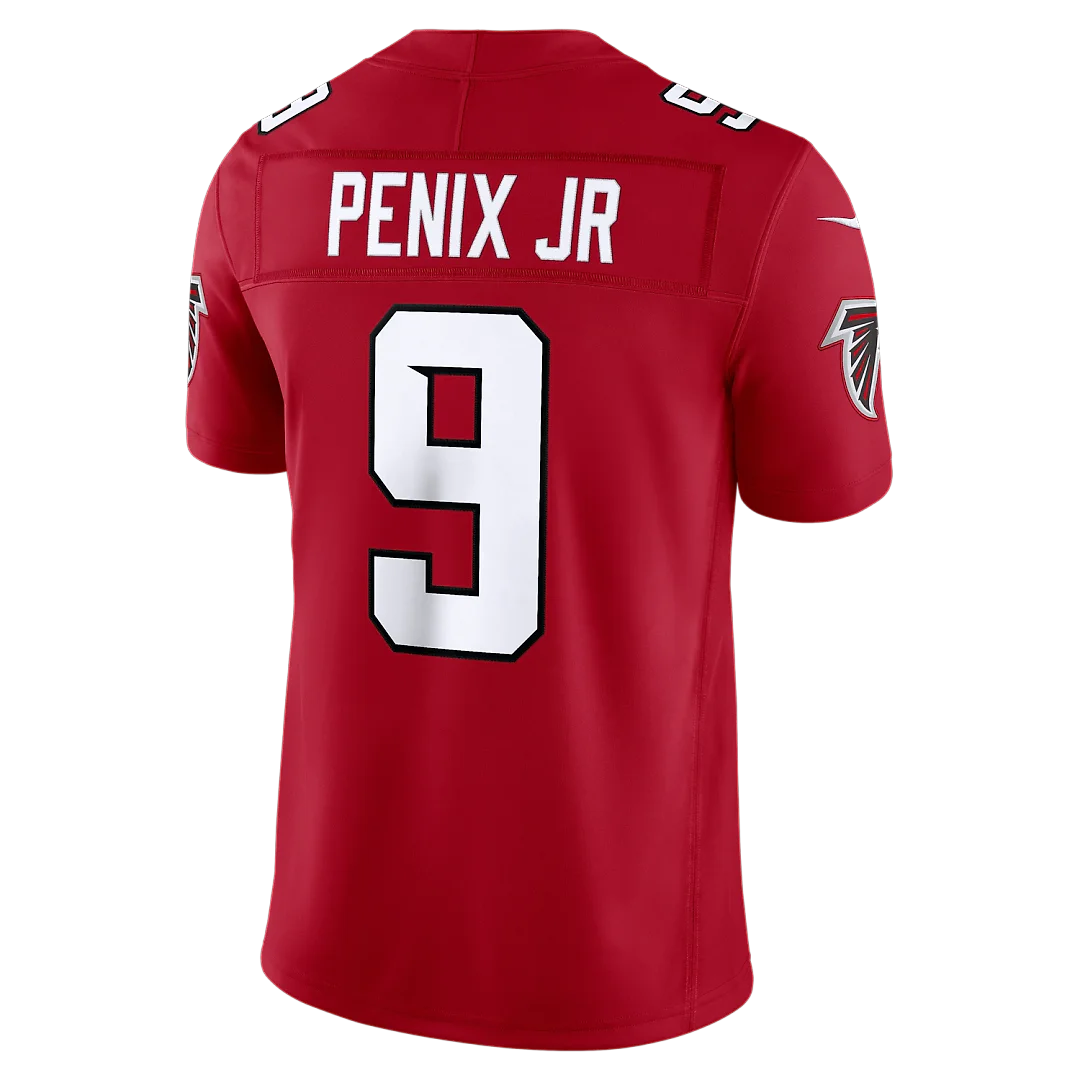 Zennovawear Michael Penix Jr. Atlanta Falcons Team Vapor FUSE. Stitched Limited Jersey - Red