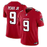 Zennovawear Michael Penix Jr. Atlanta Falcons Team Vapor FUSE. Stitched Limited Jersey - Red