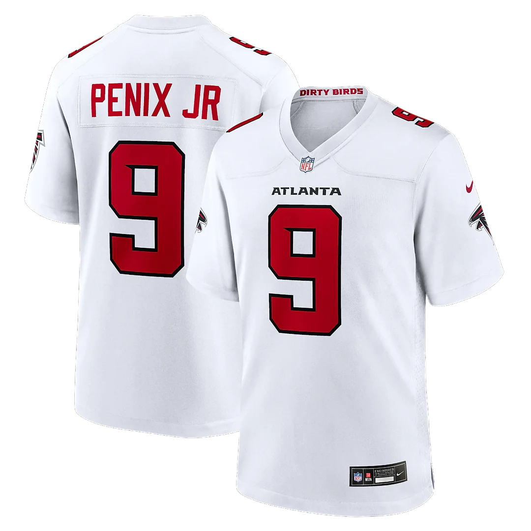 Zennovawear Michael Penix Jr. Atlanta Falcons Game Jersey - White