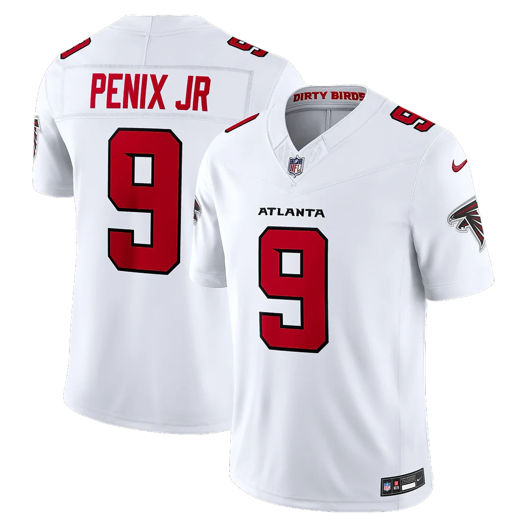 Zennovawear Michael Penix Jr. Atlanta Falcons Vapor FUSE. Stitched Limited Jersey - White